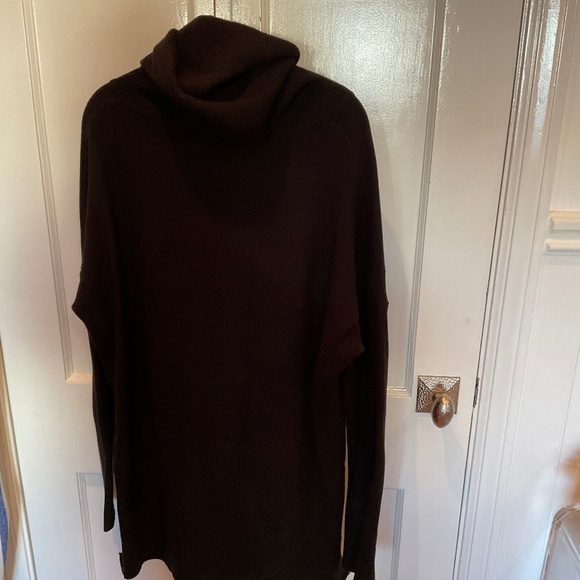 French Connection Black turtleneck sweater tunic, M - Picture 1 of 4